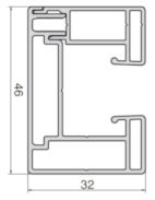 Coulisse ZIP aluminium