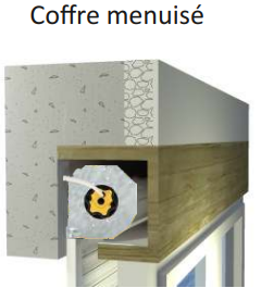 Pose en coffre menuisé