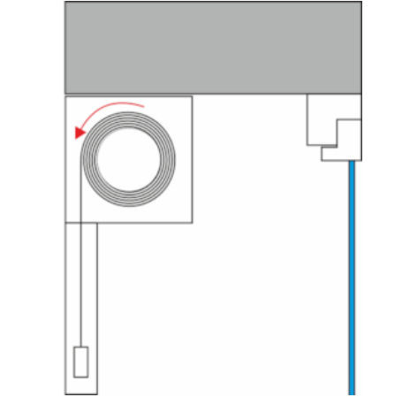 Enroulement Intérieur pose tableau